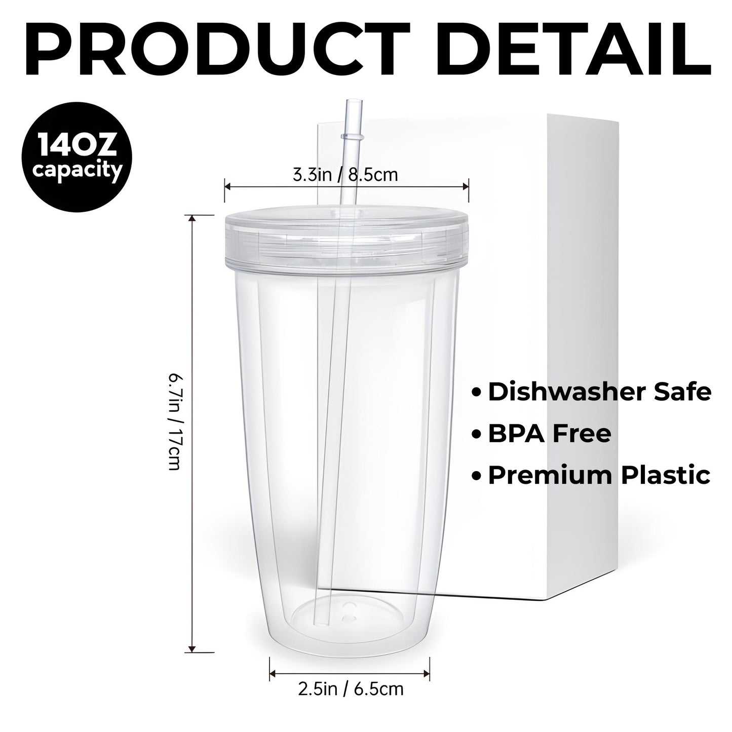 Celebrate Friendship With Beach And Palm Trees - Personalized Custom Plastic Tumbler - BST487_PTUM