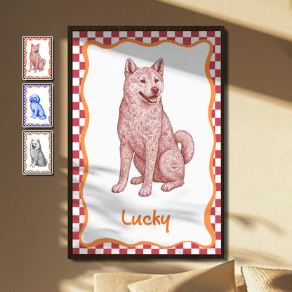 Celebrate Your Beloved Pet With Floral Tribute Dog Design