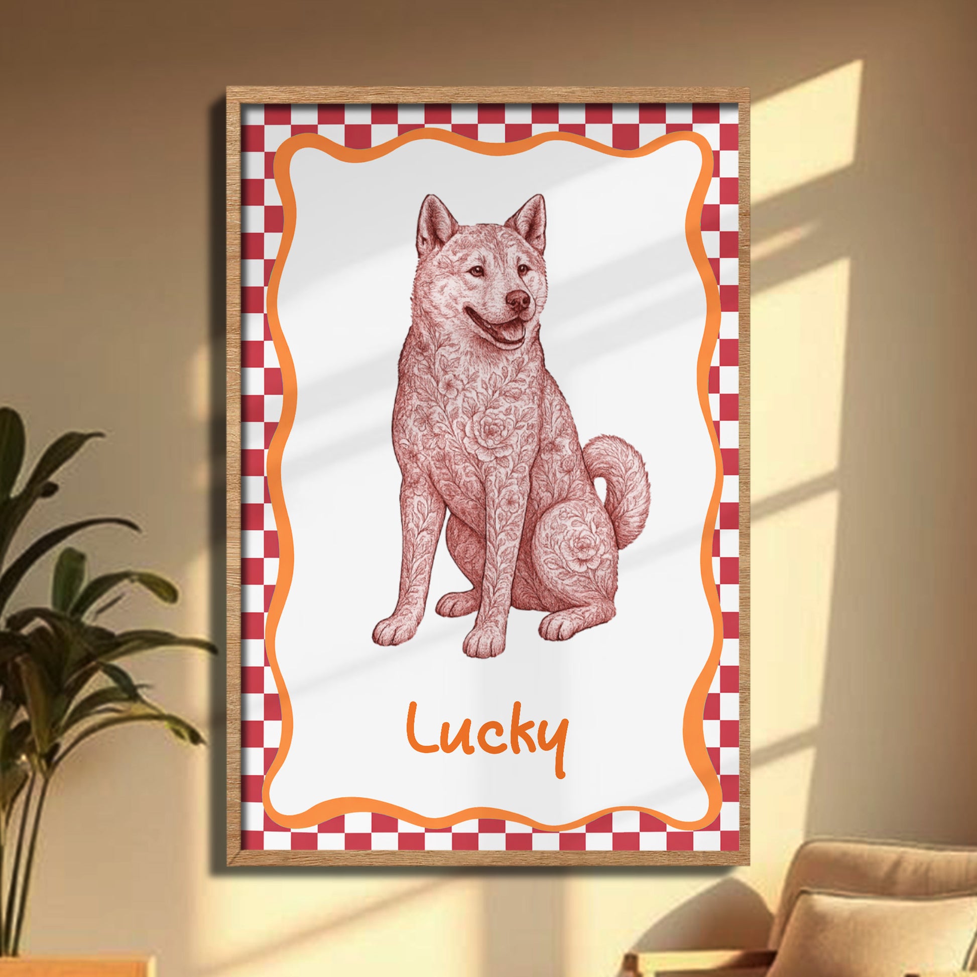 Celebrate Your Beloved Pet With Floral Tribute Dog Design