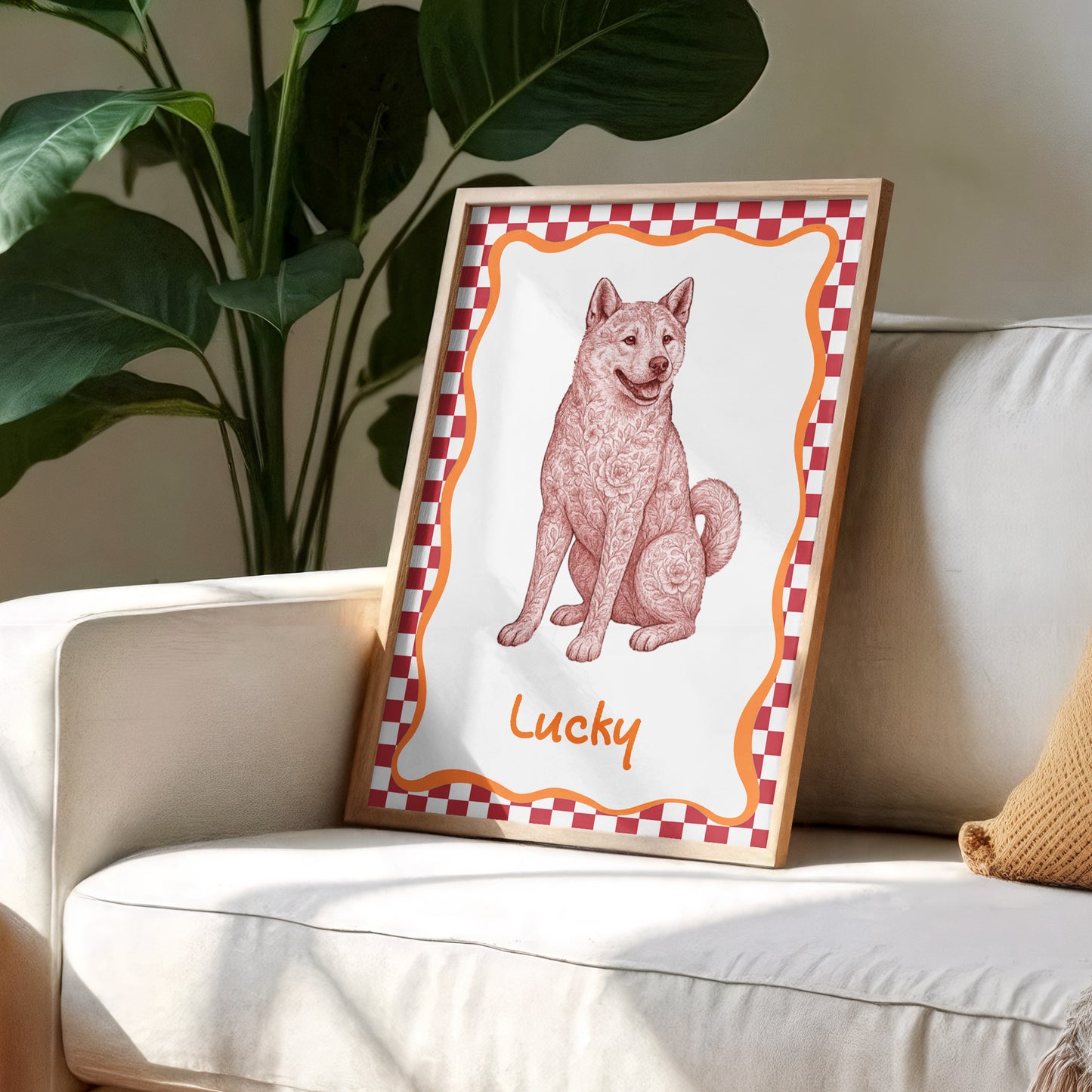 Celebrate Your Beloved Pet With Floral Tribute Dog Design