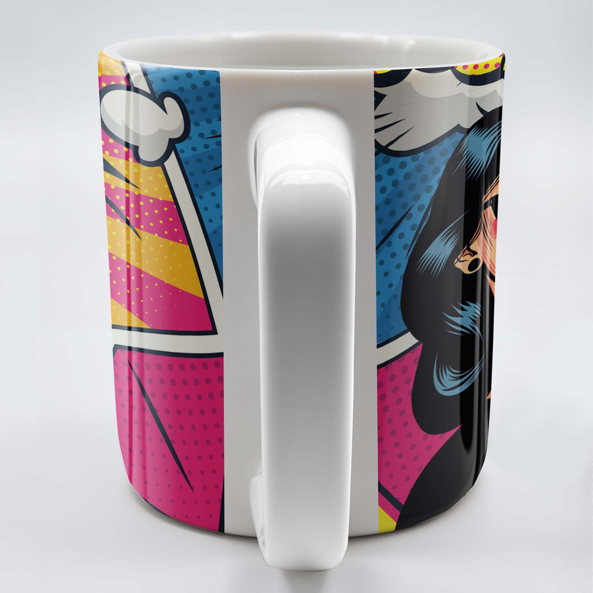 I Was Left Unsupervised Comic Pop Art Style Mug