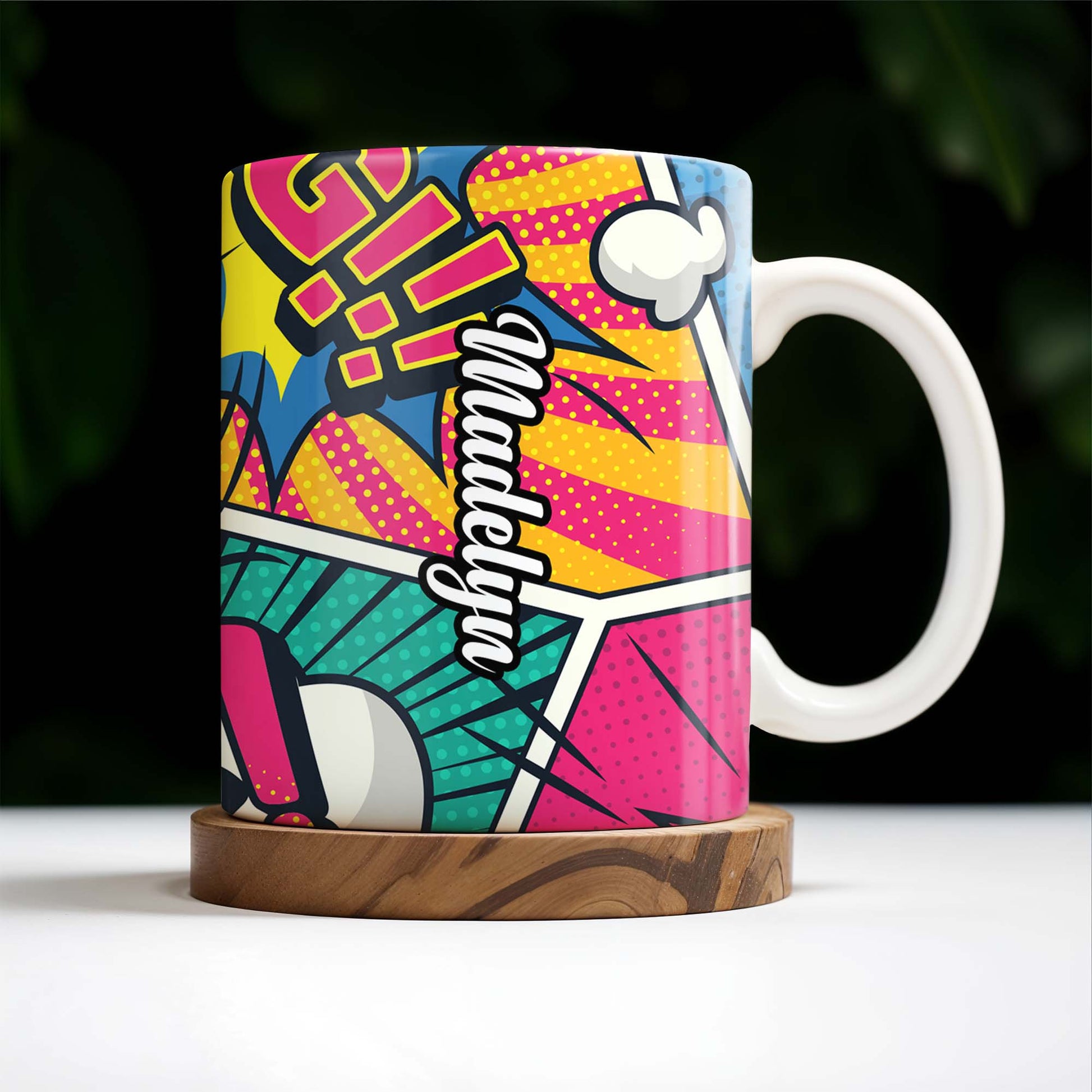 I Was Left Unsupervised Comic Pop Art Style Mug