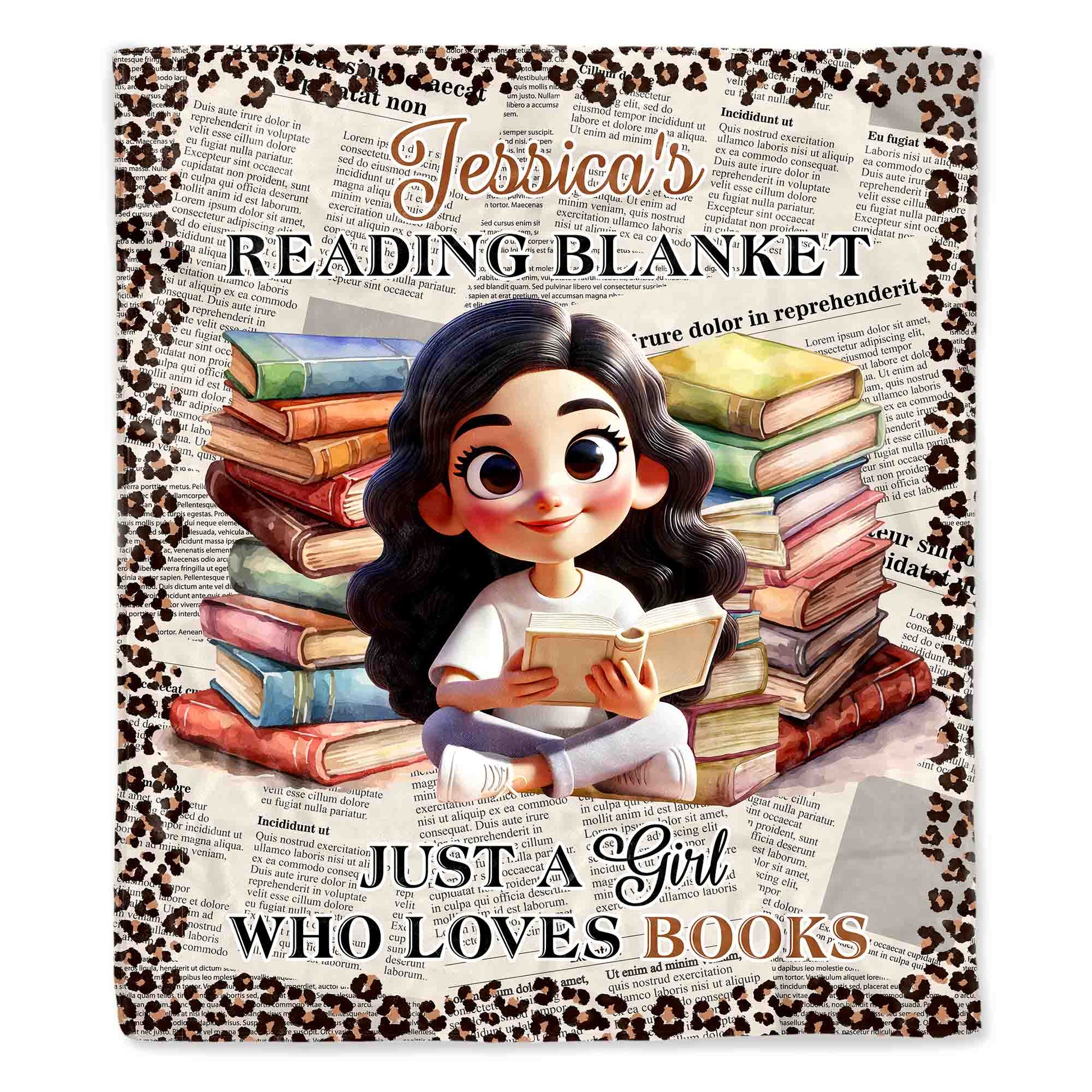 Just A Girl Who Loves Books With Piles Of Books
