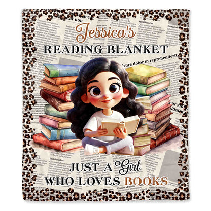 Just A Girl Who Loves Books With Piles Of Books