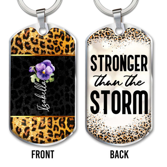 Stronger Than The Storm Leopard Print Design