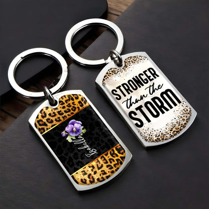 Stronger Than The Storm Leopard Print Design