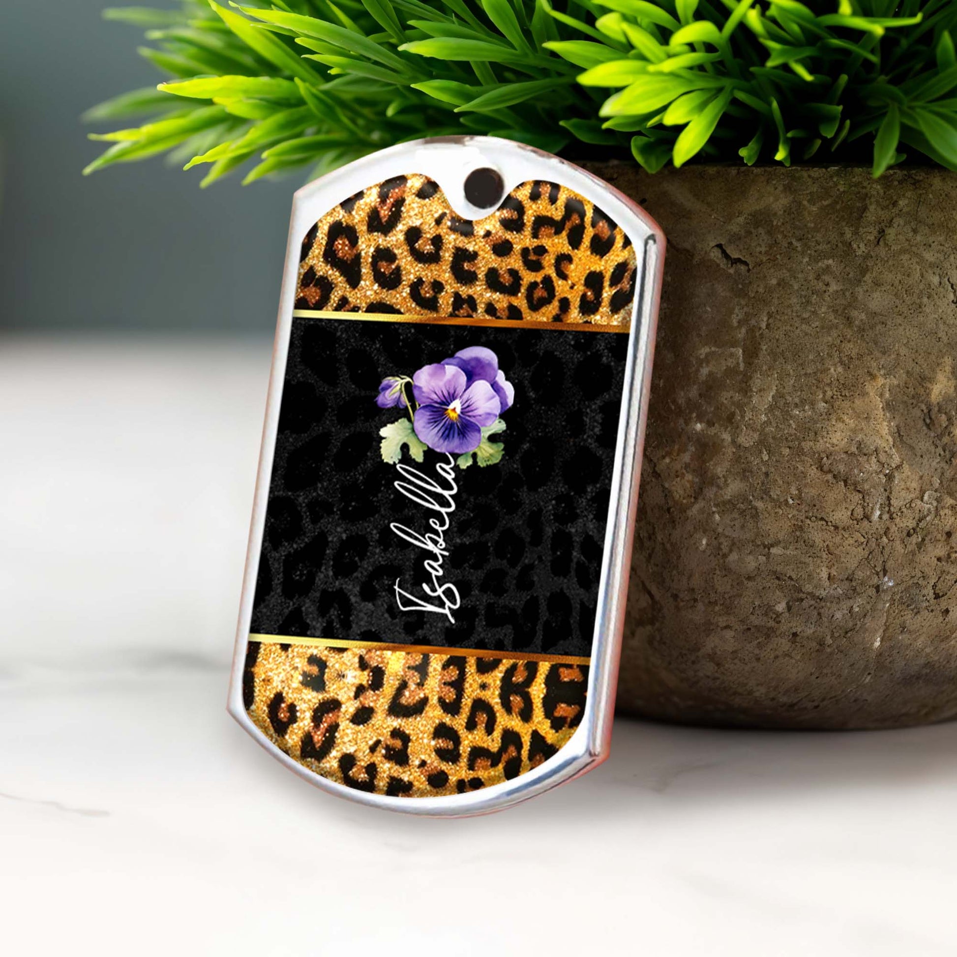 Stronger Than The Storm Leopard Print Design