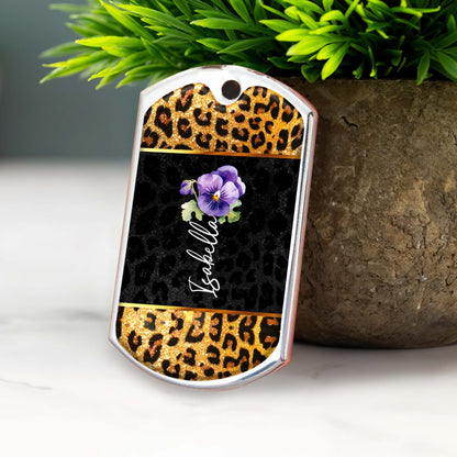 Stronger Than The Storm Leopard Print Design
