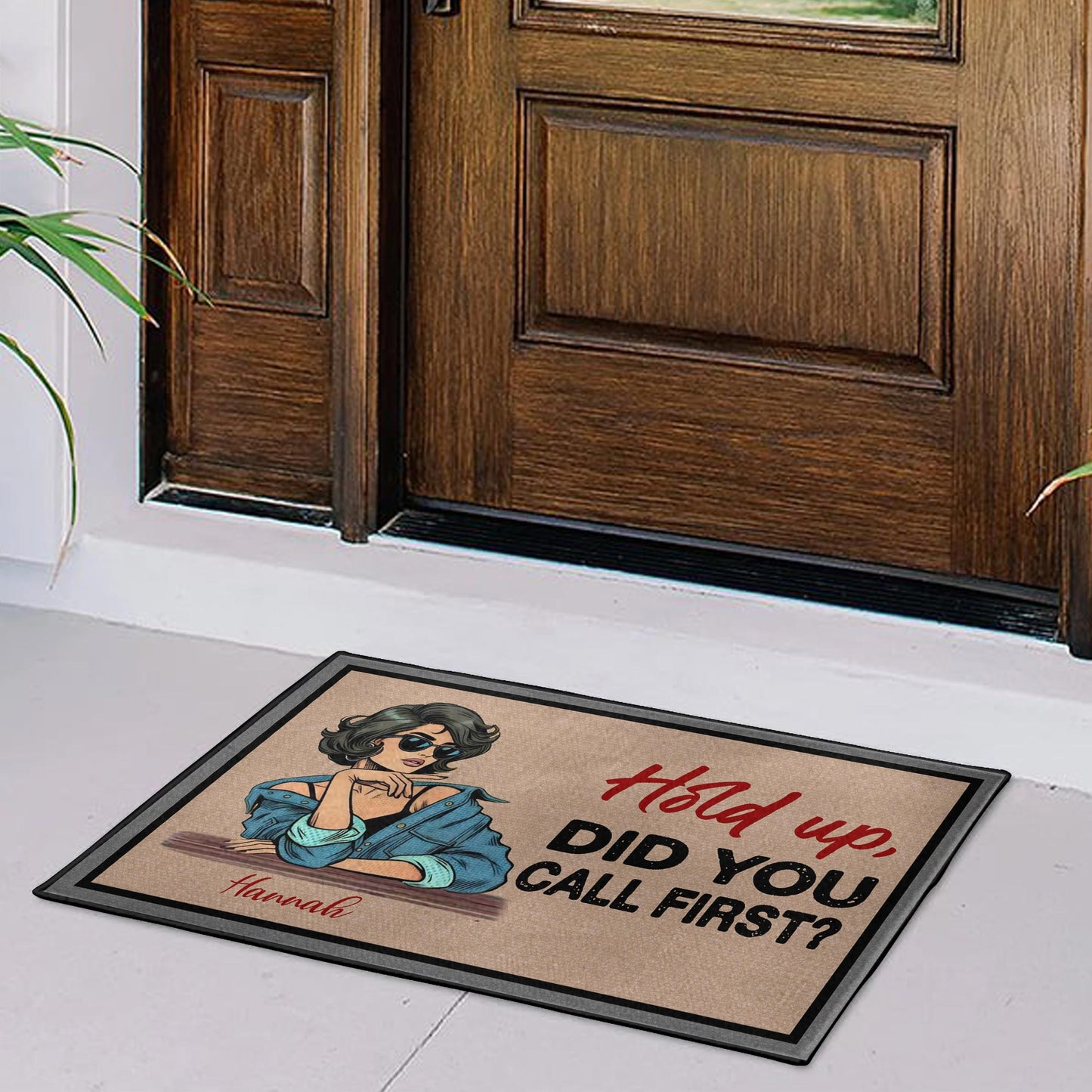 Hold Up, Did You Call First? With Chic Woman Design