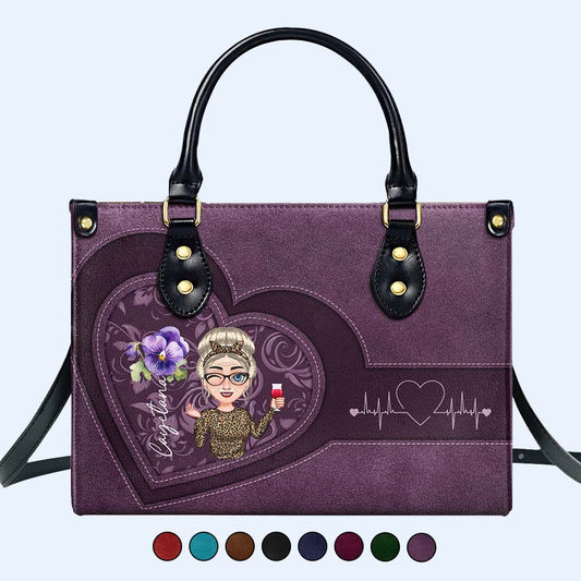A Lady Enjoying Her Wine With Heart Design