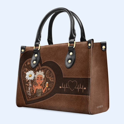A Lady Enjoying Her Wine With Heart Design