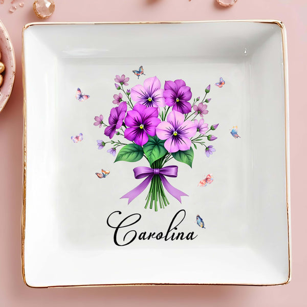 Charming Floral Design With Butterflies Perfect For Personalization