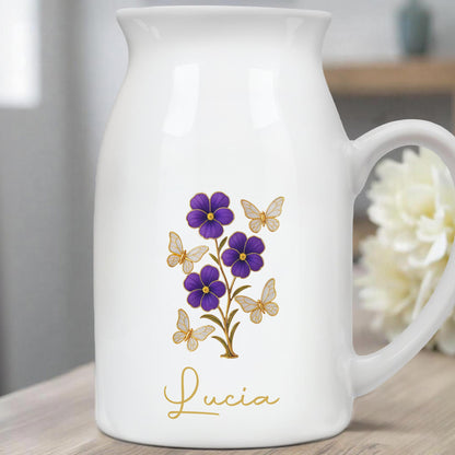 Elegant Flowers And Fluttering Butterflies Design