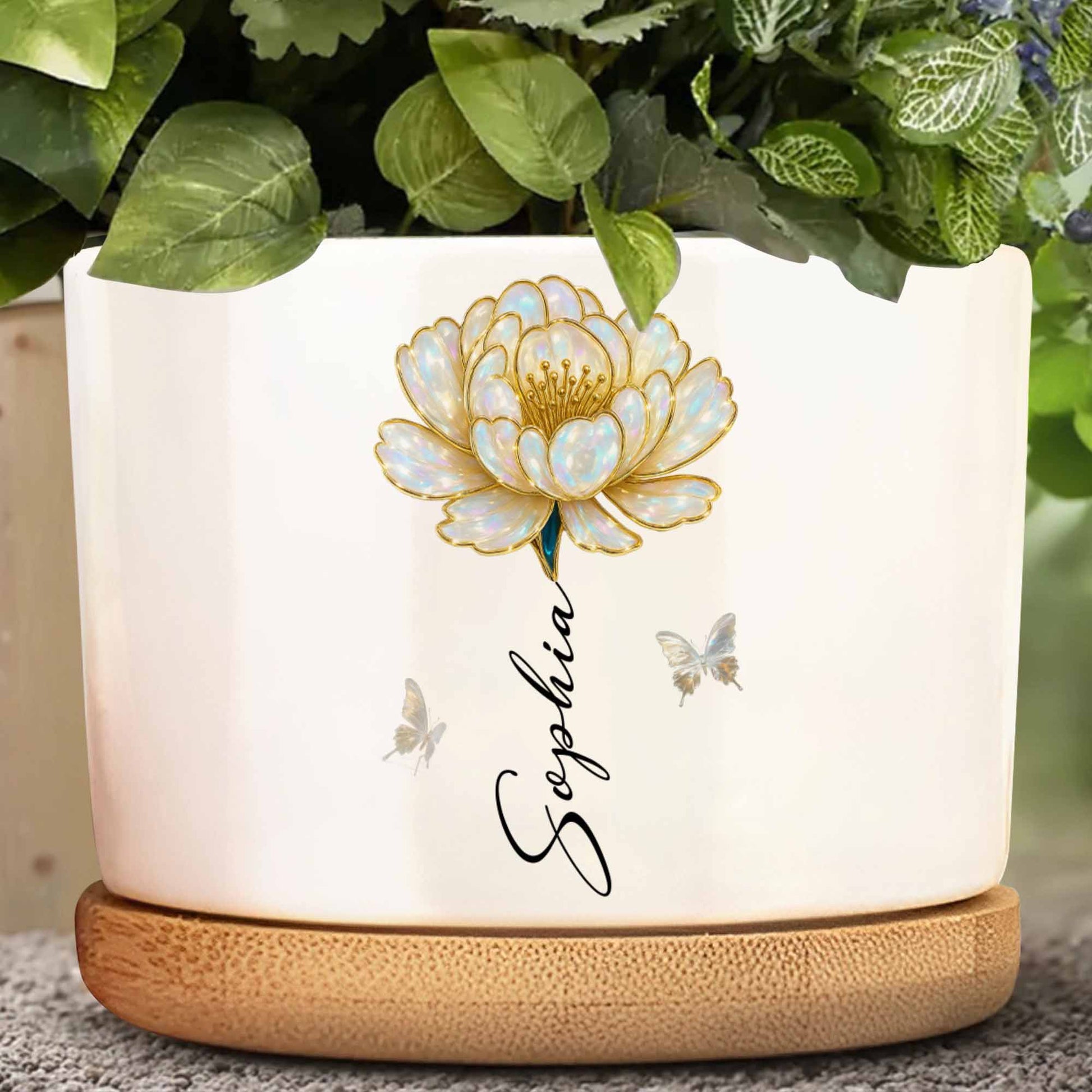 Celebrate Your Special Moments With A Floral And Butterfly Design