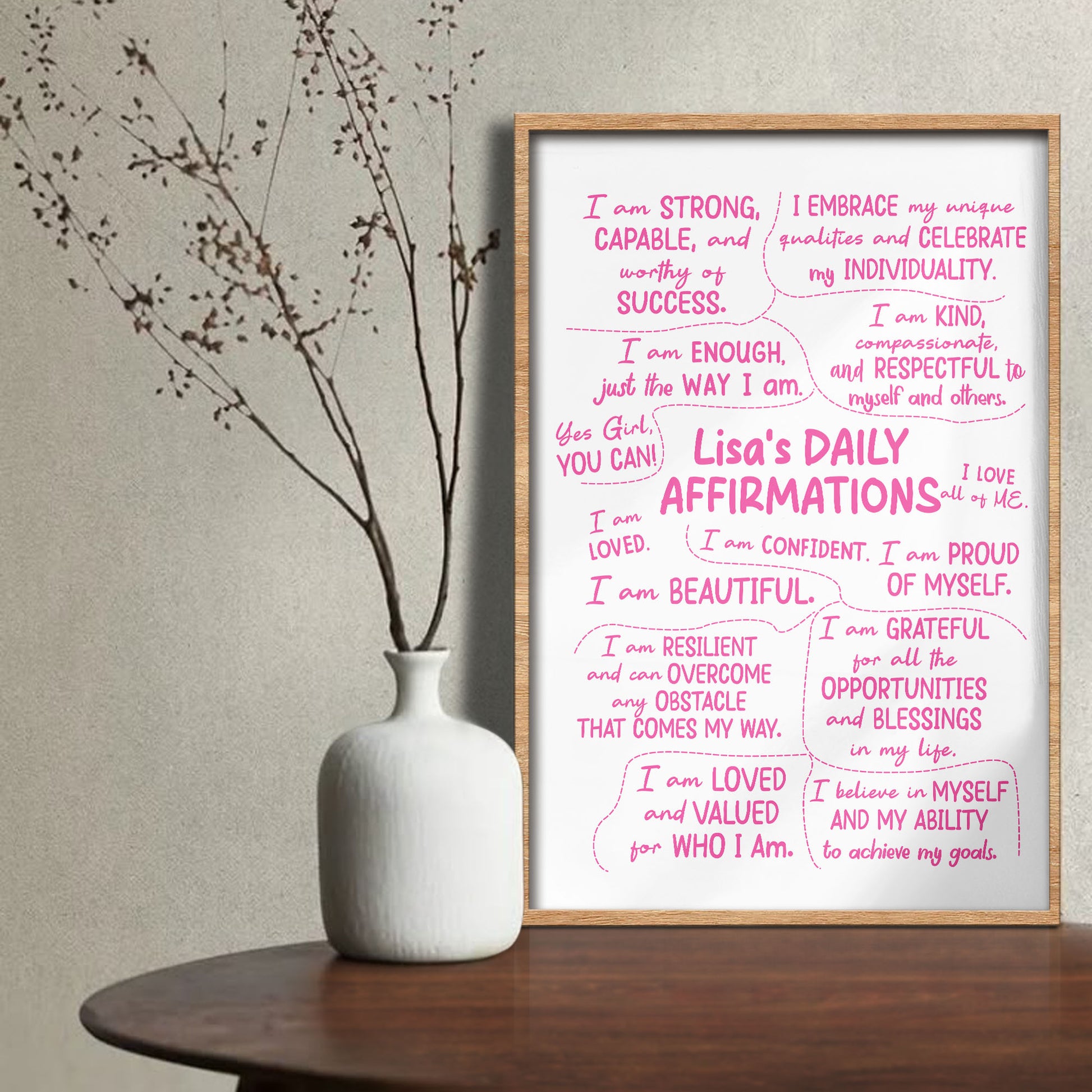 Lisa's Daily Affirmations, Embrace Individuality And Beauty