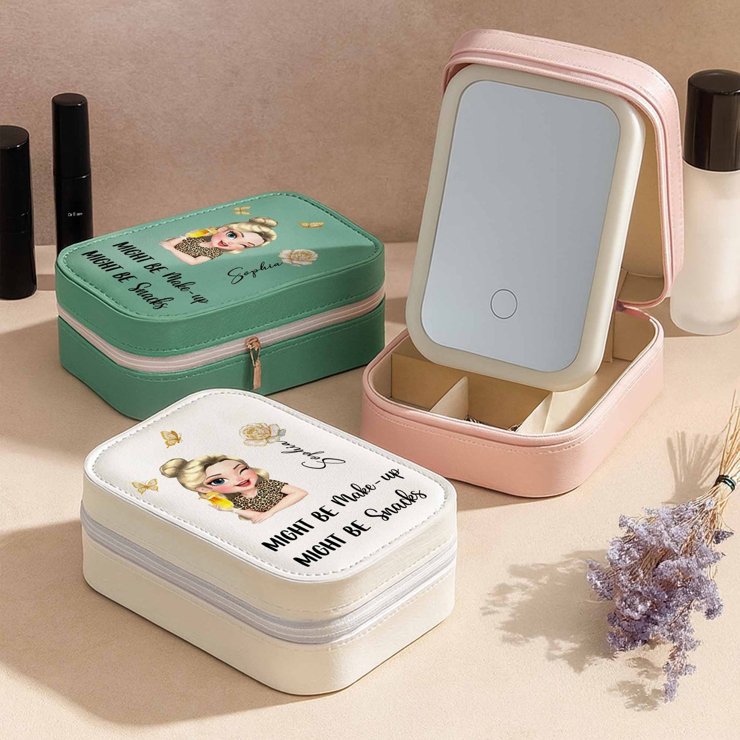 Might Be Make-up, Might Be Snacks, Cartoon Girl