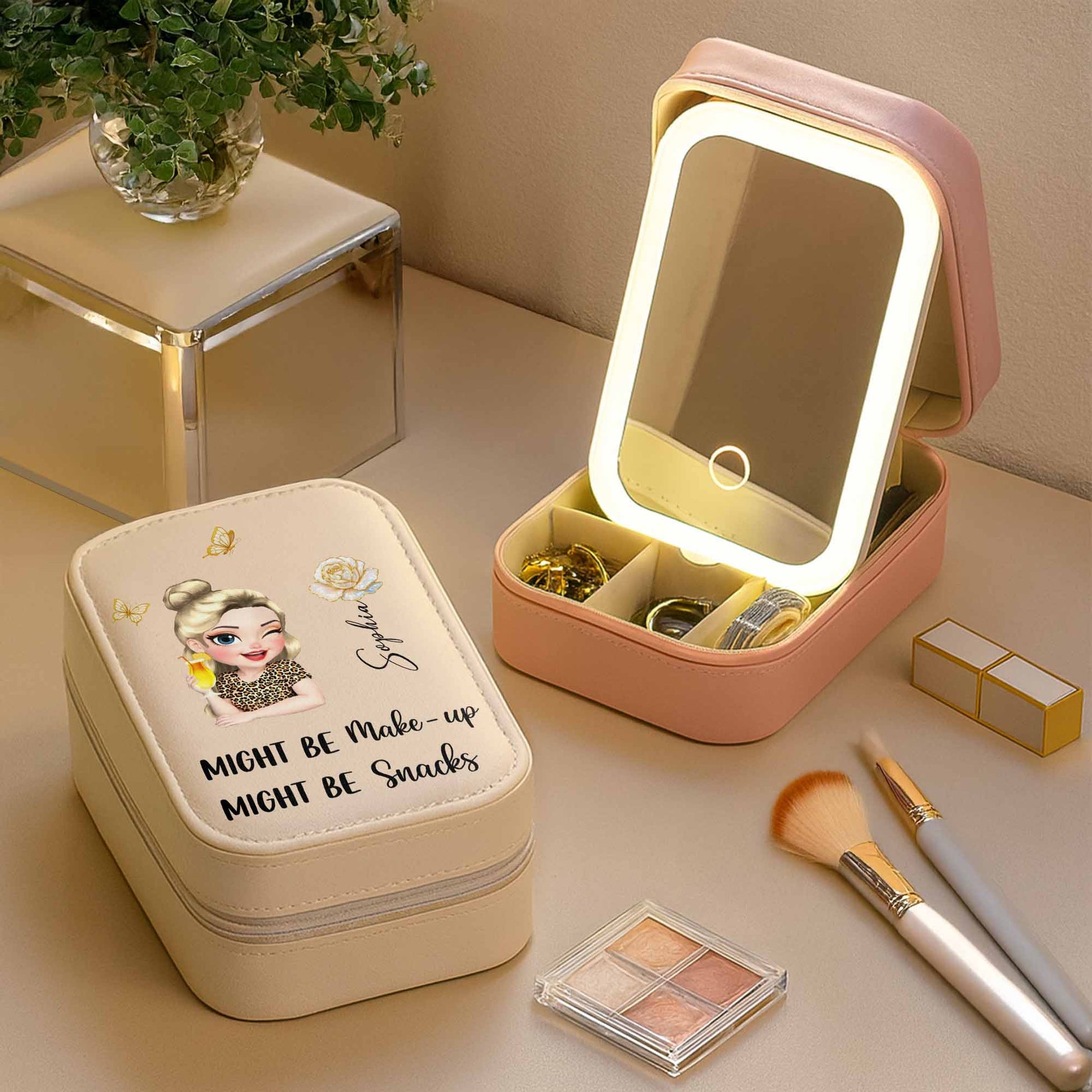 Might Be Make-up, Might Be Snacks, Cartoon Girl