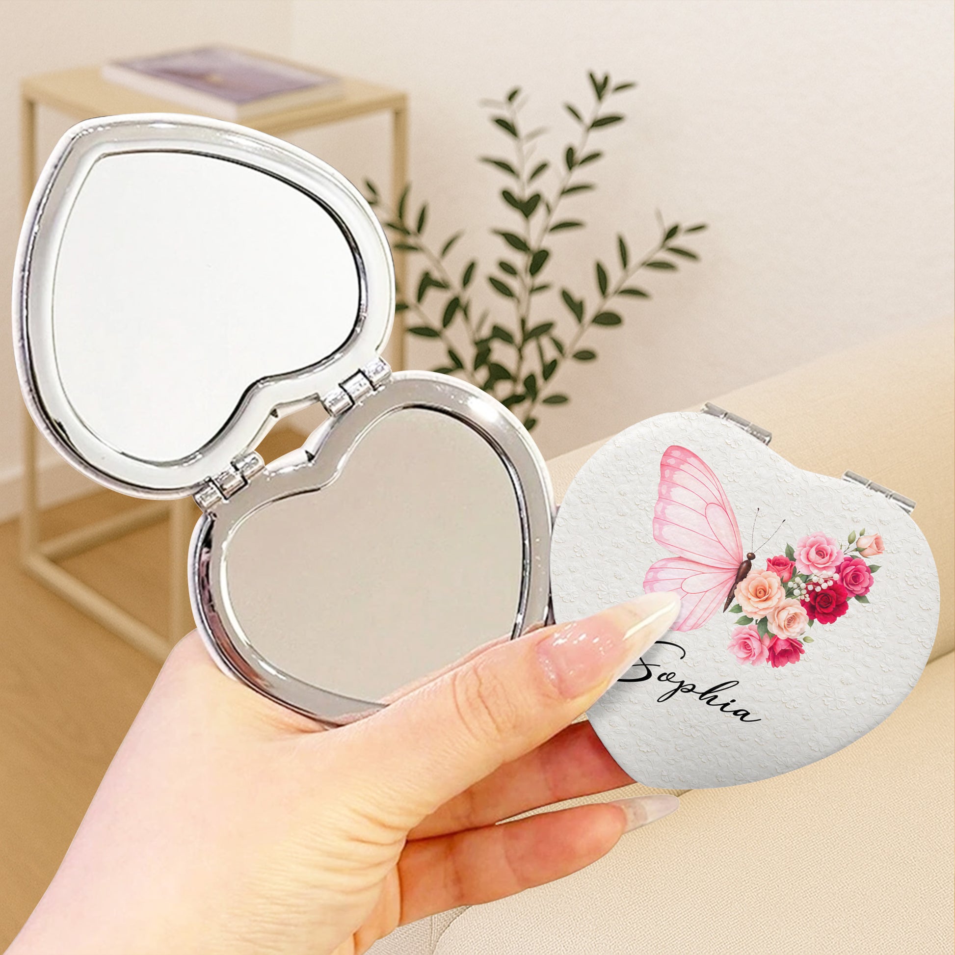 To My Beautiful, Butterfly And Flowers Design