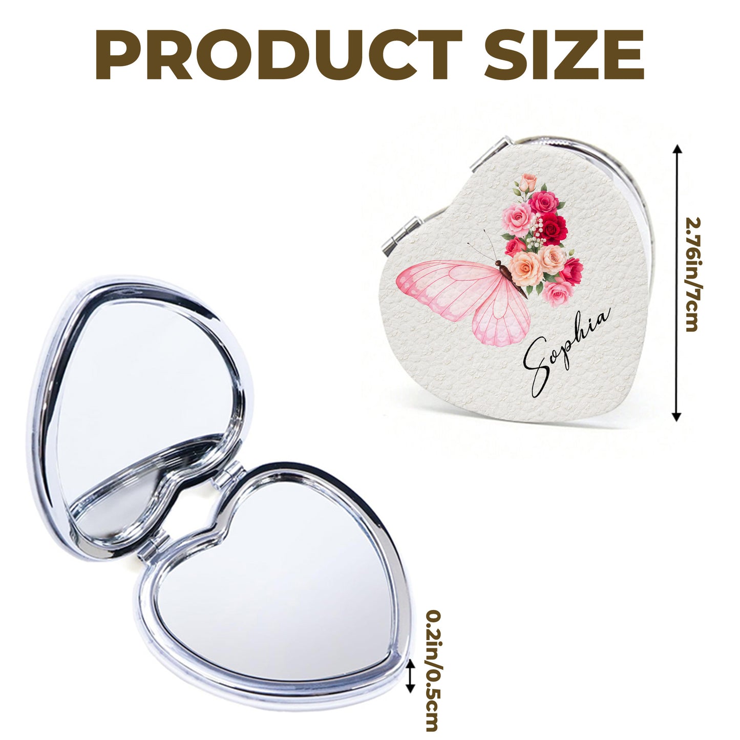 To My Beautiful, Butterfly And Flowers Design