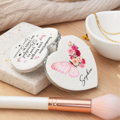 To My Beautiful, Butterfly And Flowers Design