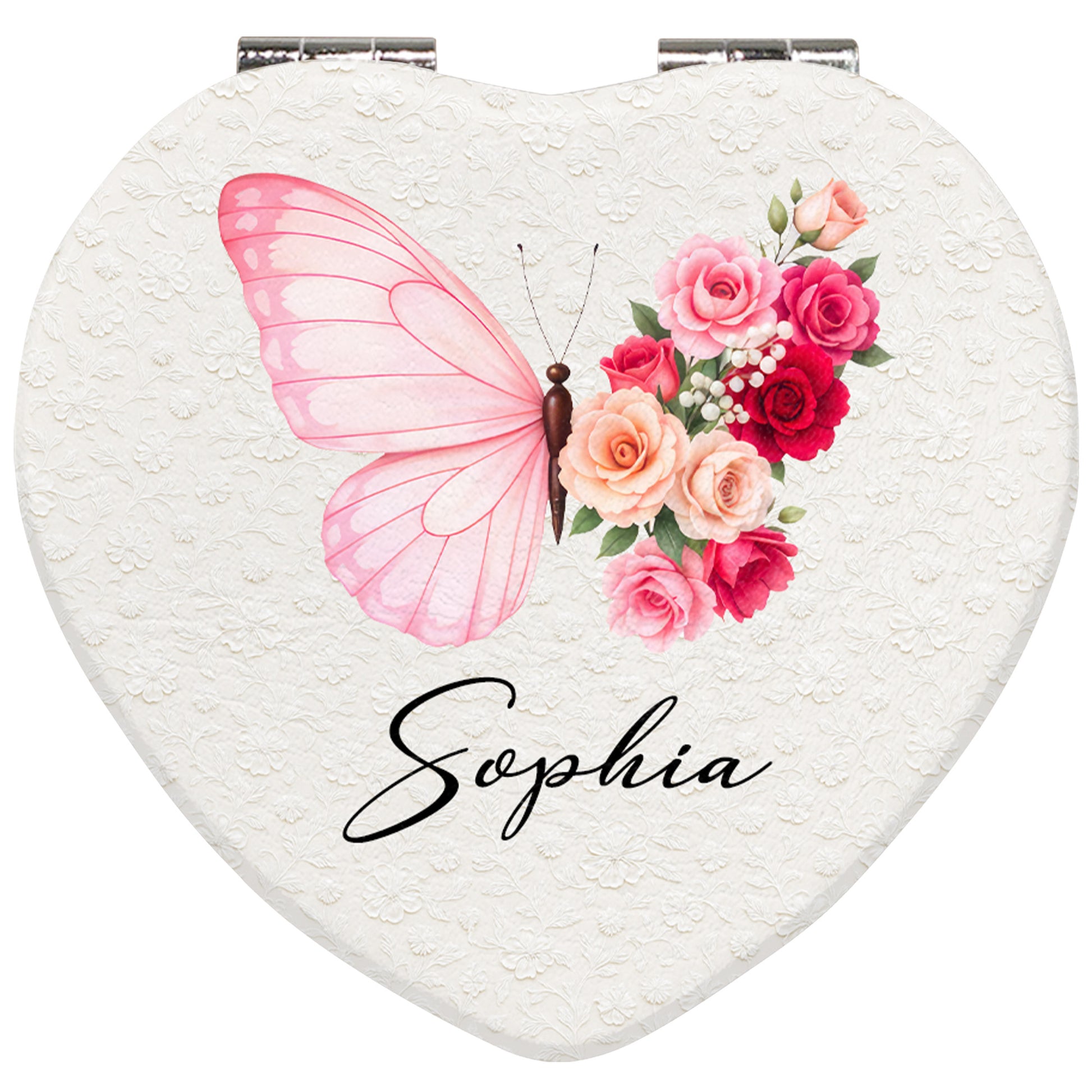 To My Beautiful, Butterfly And Flowers Design