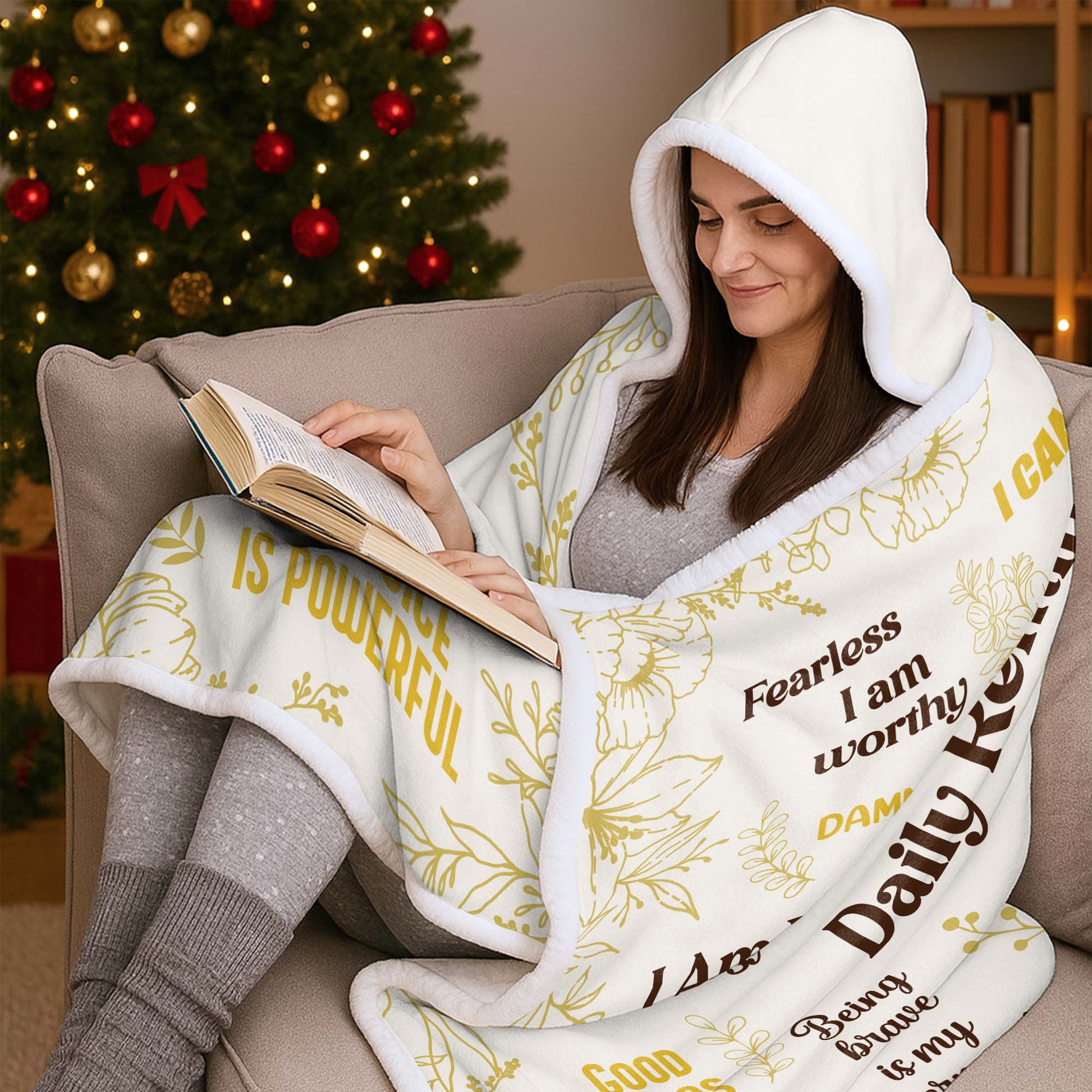 Fearless I Am Worthy, I Am Unstoppable Energy Blanket