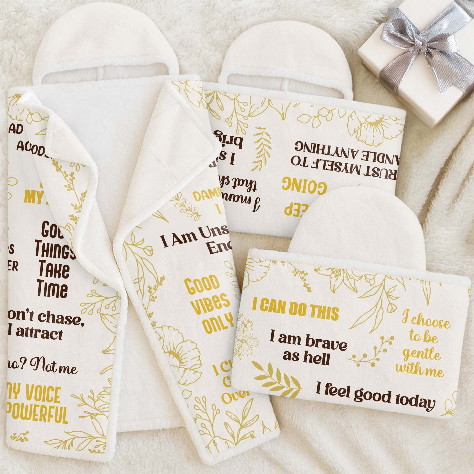 Fearless I Am Worthy, I Am Unstoppable Energy Blanket