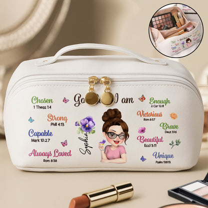 God I Am, Personalized Character And Flowers