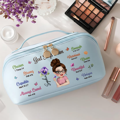 God I Am, Personalized Character And Flowers