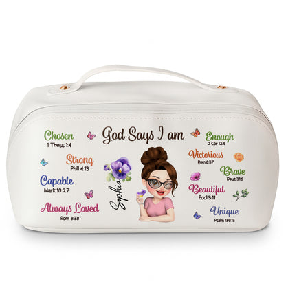 God I Am, Personalized Character And Flowers