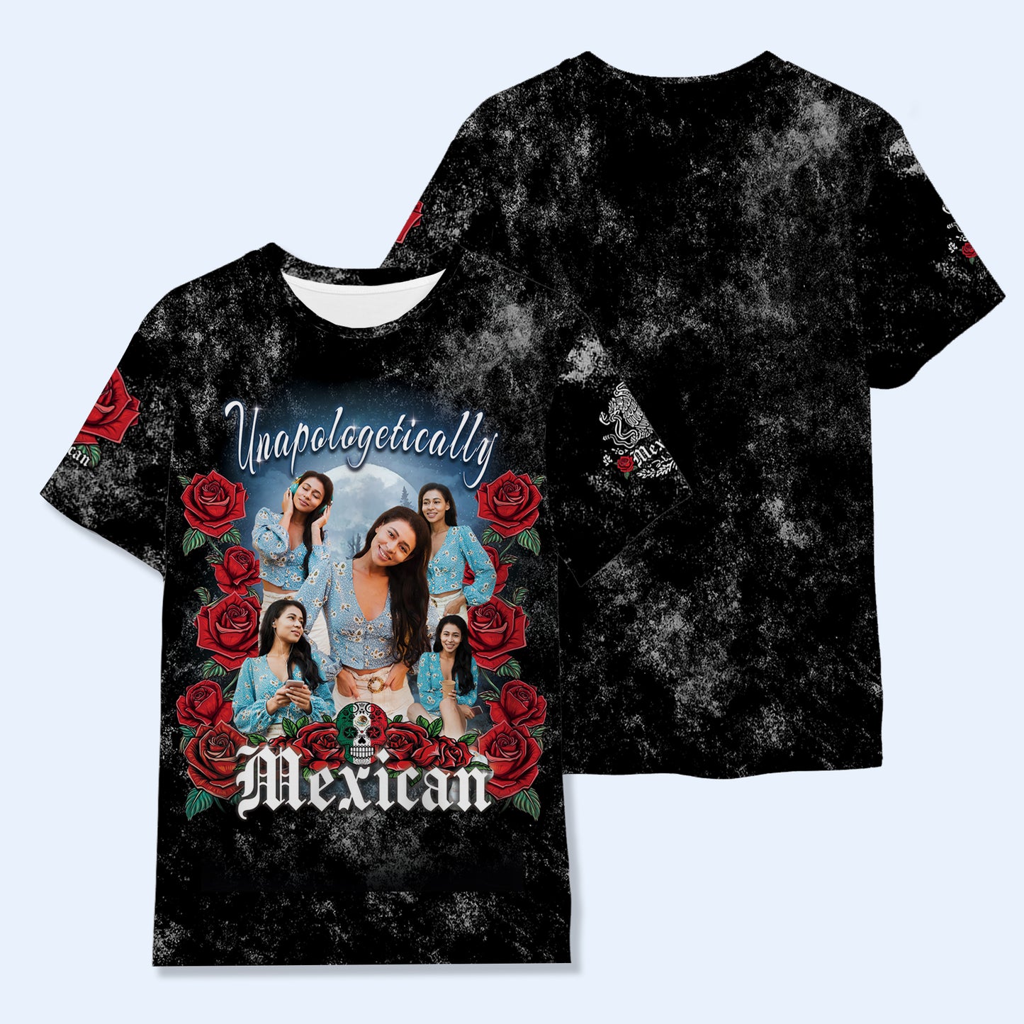 Mexican Bootleg T-Shirt - Personalized Custom Unisex All-Over Printed T-Shirt - HS029_3T
