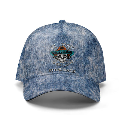 EL JEFE - Casquette de baseball personnalisée, imprimé intégral - HS057_BAC