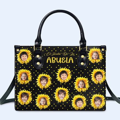 Petits Tournesols - Sac à main en cuir personnalisé - FM038_HB
