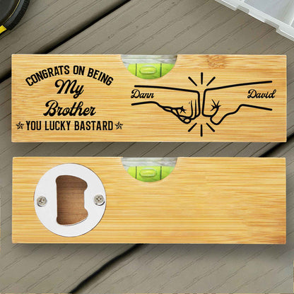Congrats On Being My Brother Handshake Design