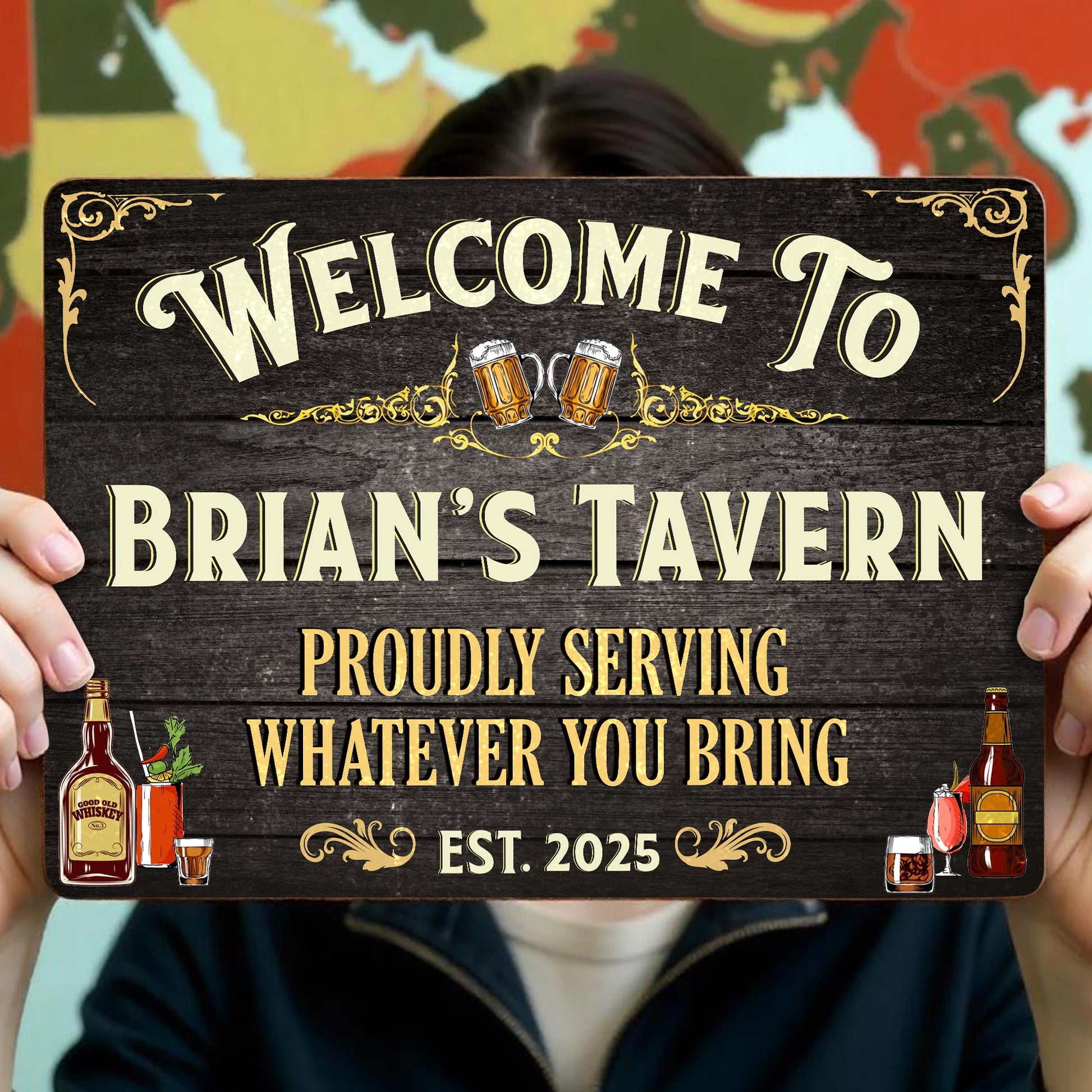 Welcome To Brian's Tavern Proudly Serving Whatever You Bring, Tavern and Beverages