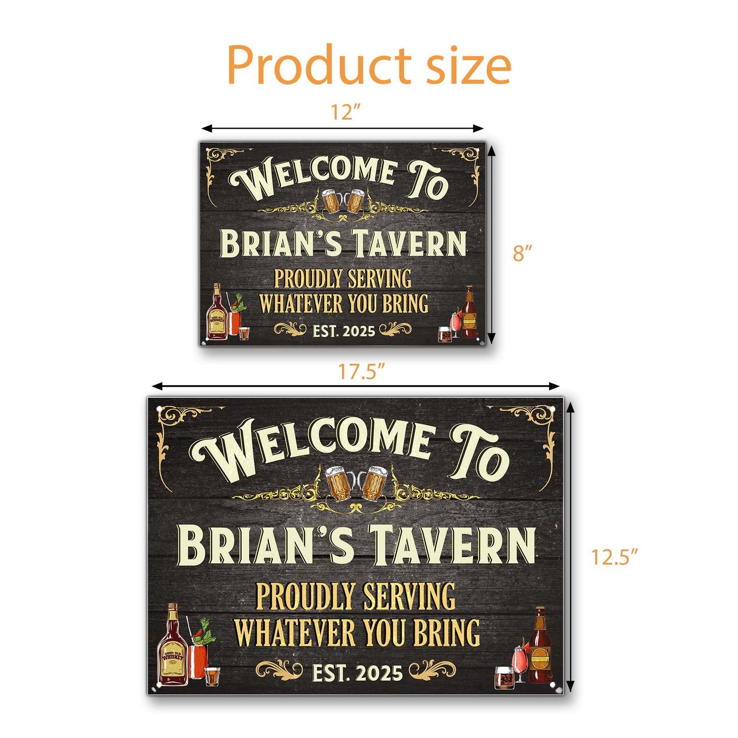 Welcome To Brian's Tavern Proudly Serving Whatever You Bring, Tavern and Beverages