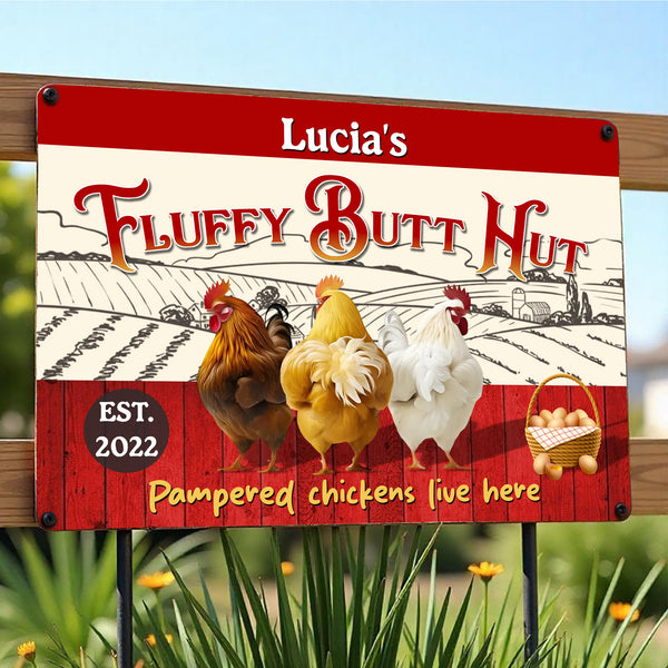 Pampered Chickens Live Here, Perfect For Farm Decor