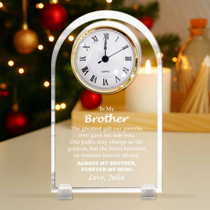 Greatest Gift Our Parents Gave Was You, Brother Clock