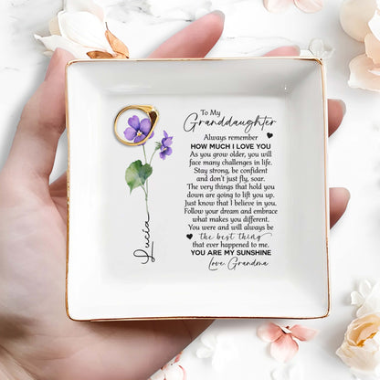 Always Remember How Much I Love You Jewelry Dish