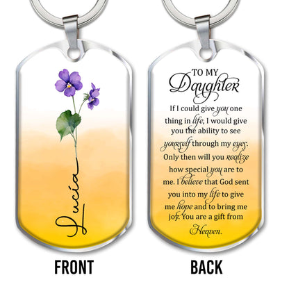 Gift From Heaven Message With Floral Design