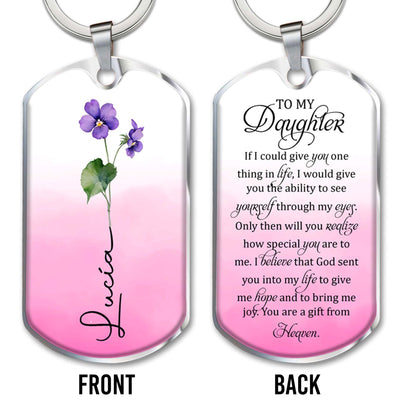 Gift From Heaven Message With Floral Design