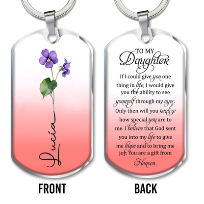 Gift From Heaven Message With Floral Design