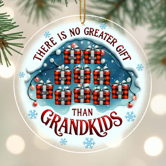 No Greater Gift Than Grandkid Christmas Ornament