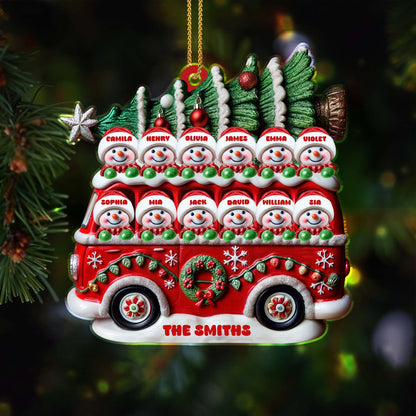 Celebrate Family And Love With Christmas Tree And Snowmen