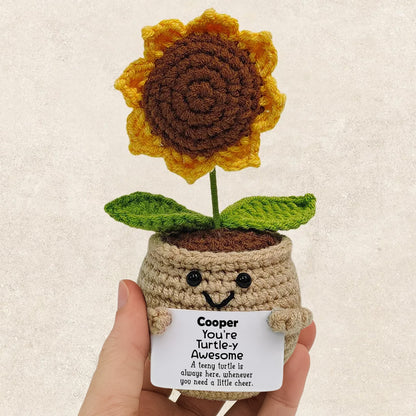 You're Turtle-y Awesome Turtle and Sunflower