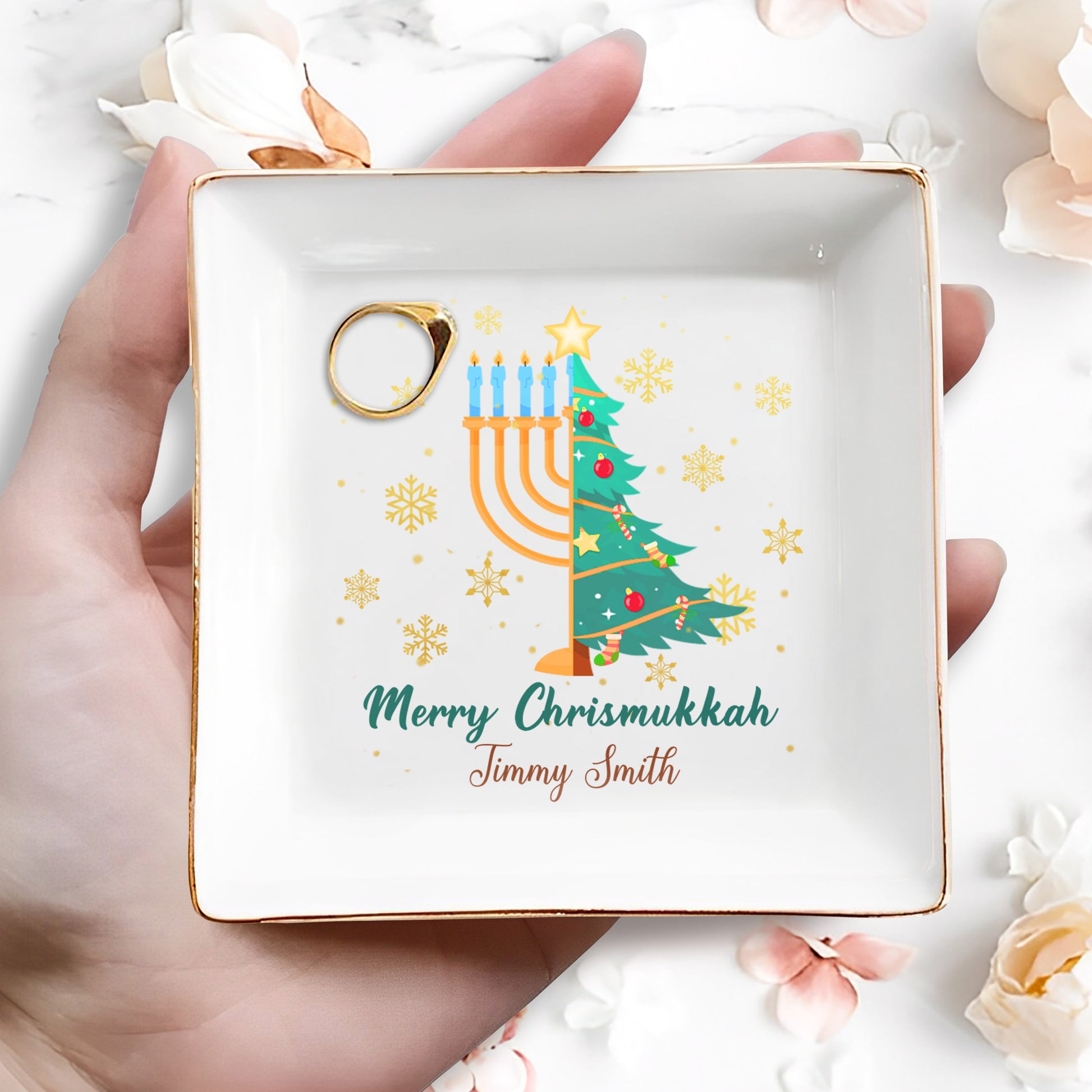 Merry Chrismukkah Christmas Tree And Menorah Design