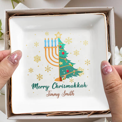 Merry Chrismukkah Christmas Tree And Menorah Design
