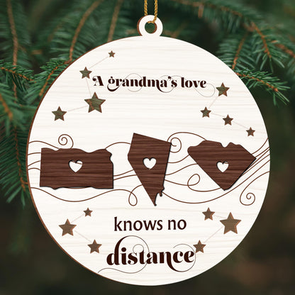 A Grandma's Love Knows No Distance With Stars And Hearts