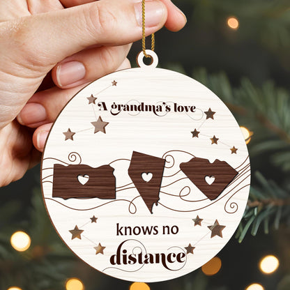 A Grandma's Love Knows No Distance With Stars And Hearts
