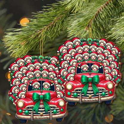Driving Home For Christmas With Festive Decorations